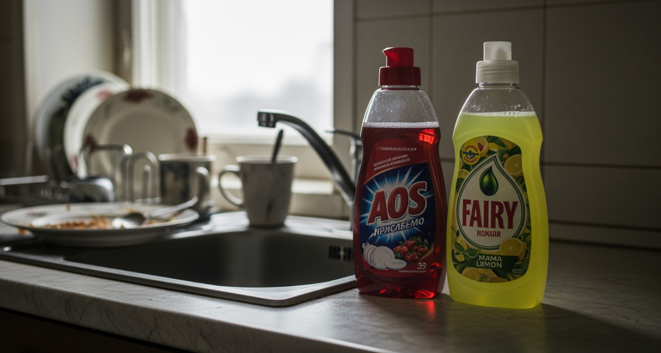 Соседка научила делать из одной бутылки моющего средства две, да еще и моет в 100 раз лучше — жир улетает мгновенно