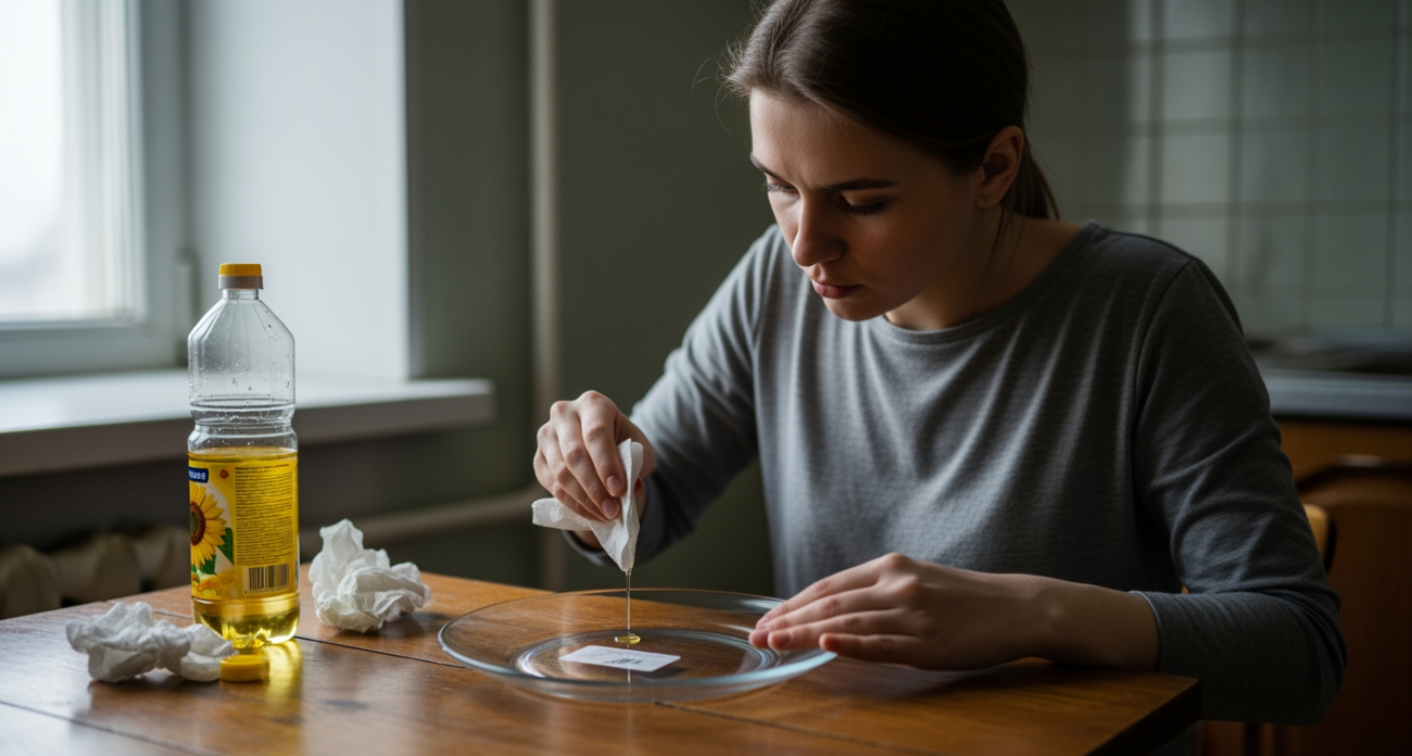 Домашний лайфхак для ленивых: как за минуту избавиться от липких следов наклеек без нервов и химии