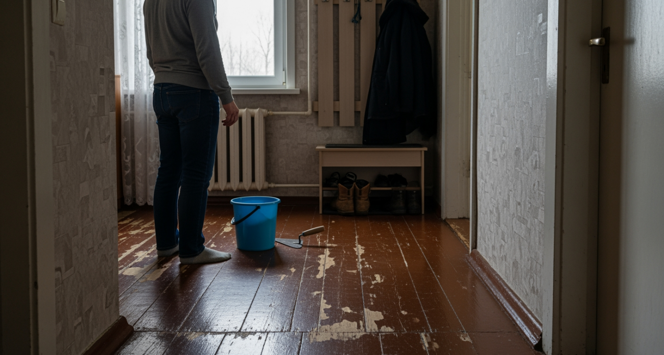 Соседка 30 лет мыла полы странной коричневой водой — разгадка заставила меня так же делать