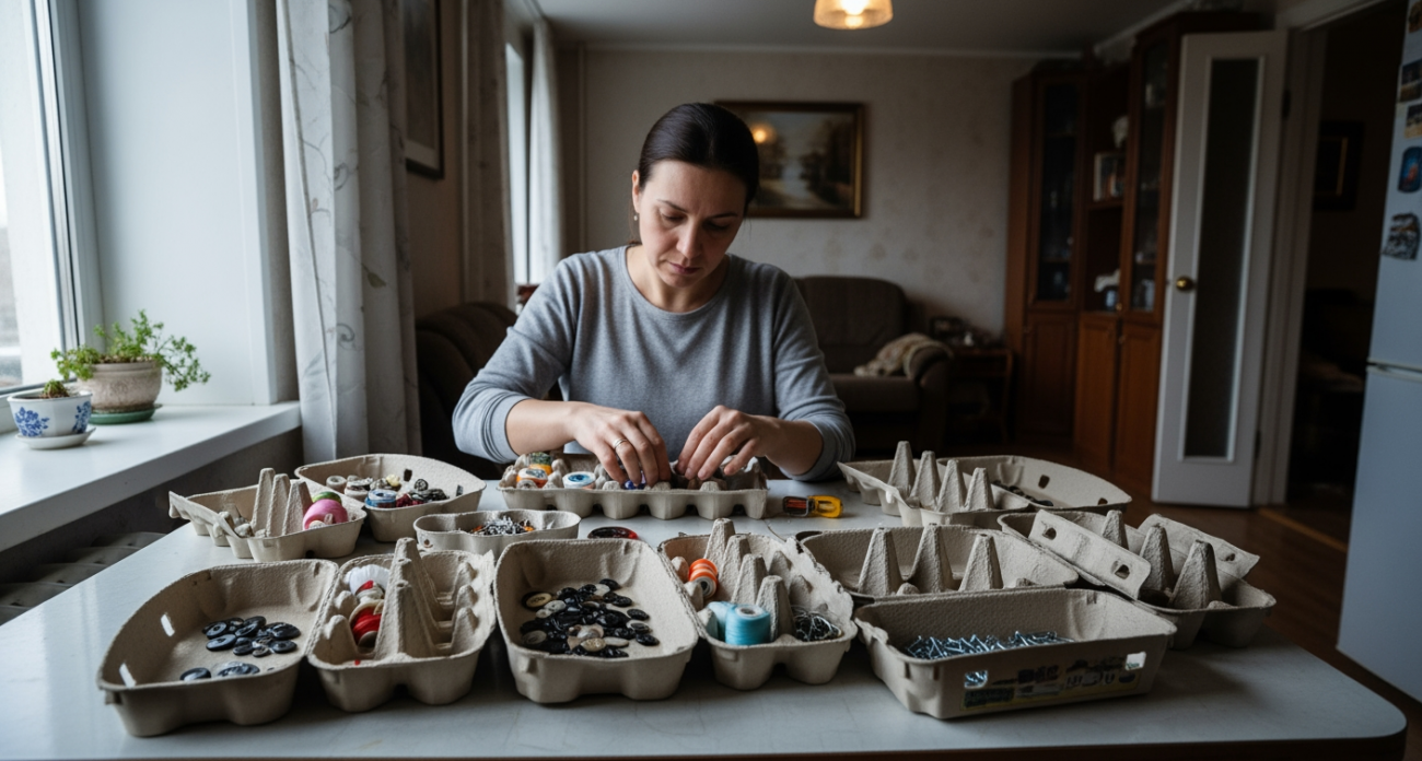 Яичные лотки превращаю в полезные вещи для дома и сада за 5 минут