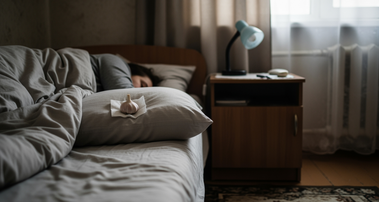 Бабушкин секрет с чесноком под подушкой работает всю ночь и меняет самочувствие к рассвету