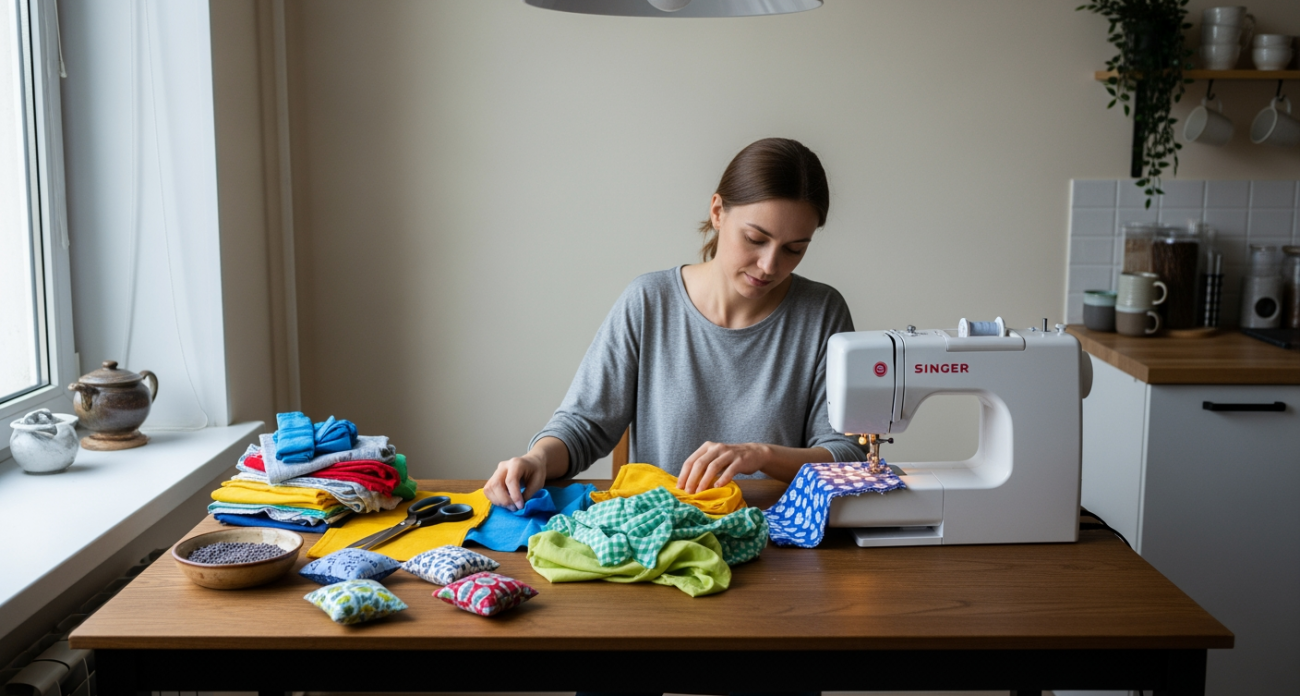 Старые лоскутки ткани превращаются в полезные вещи для дома — 7 идей которые работают