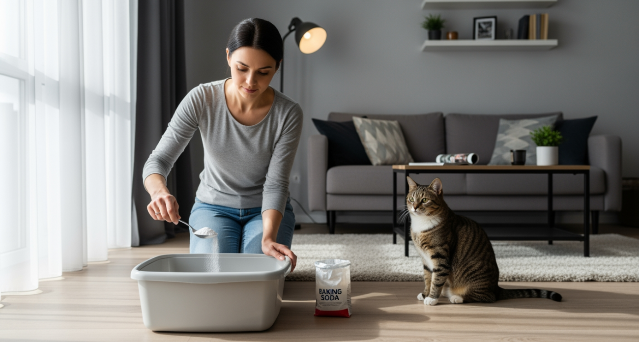 Соседи больше не жалуются на запах: копеечное средство убирает кошачий туалет раз и навсегда