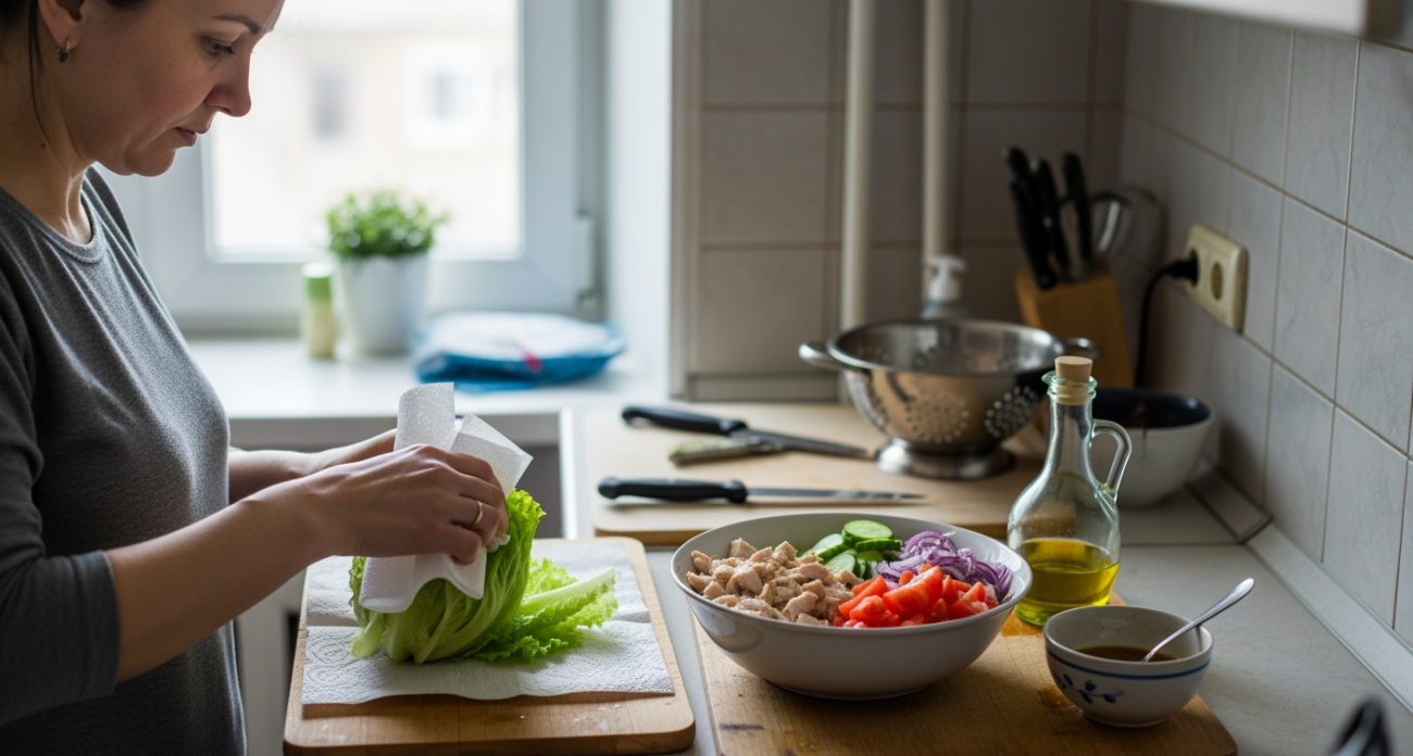 Подсмотрела рецепт в любимом ресторане и теперь готовлю этот салат каждую неделю