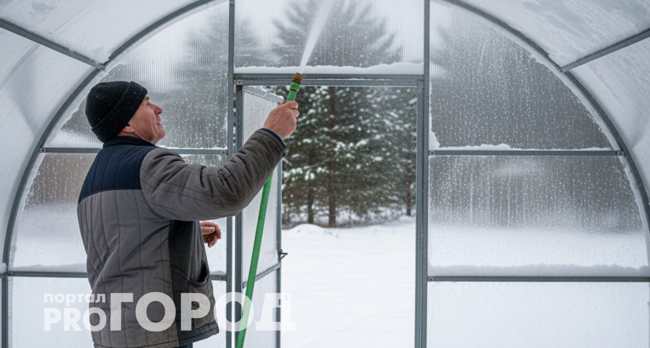 Старый трюк садоводов снова набирает популярность: как убрать снег с теплицы без лопаты
