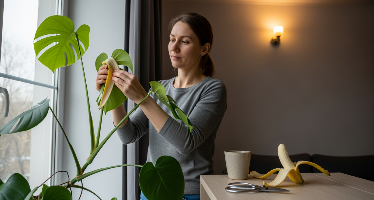 Выбрасывала банановую кожуру годами, пока соседка не показала три способа её применения