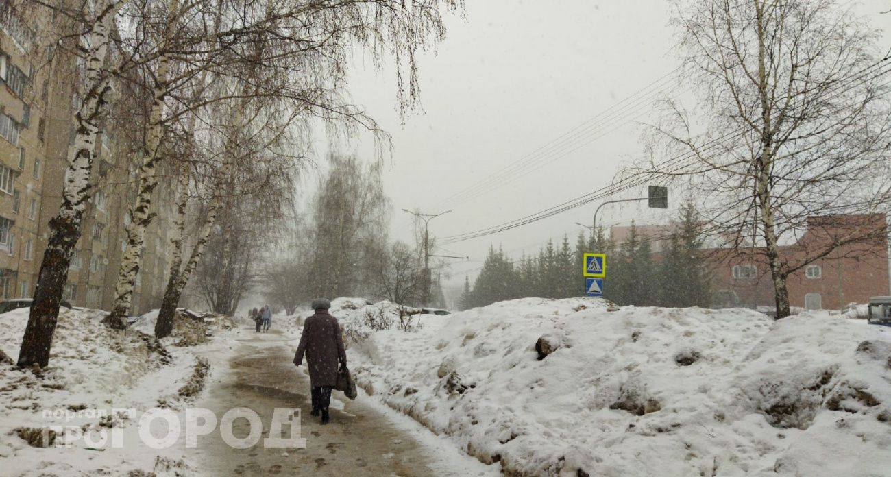 Чувашию ждет снежный и ветреный вторник