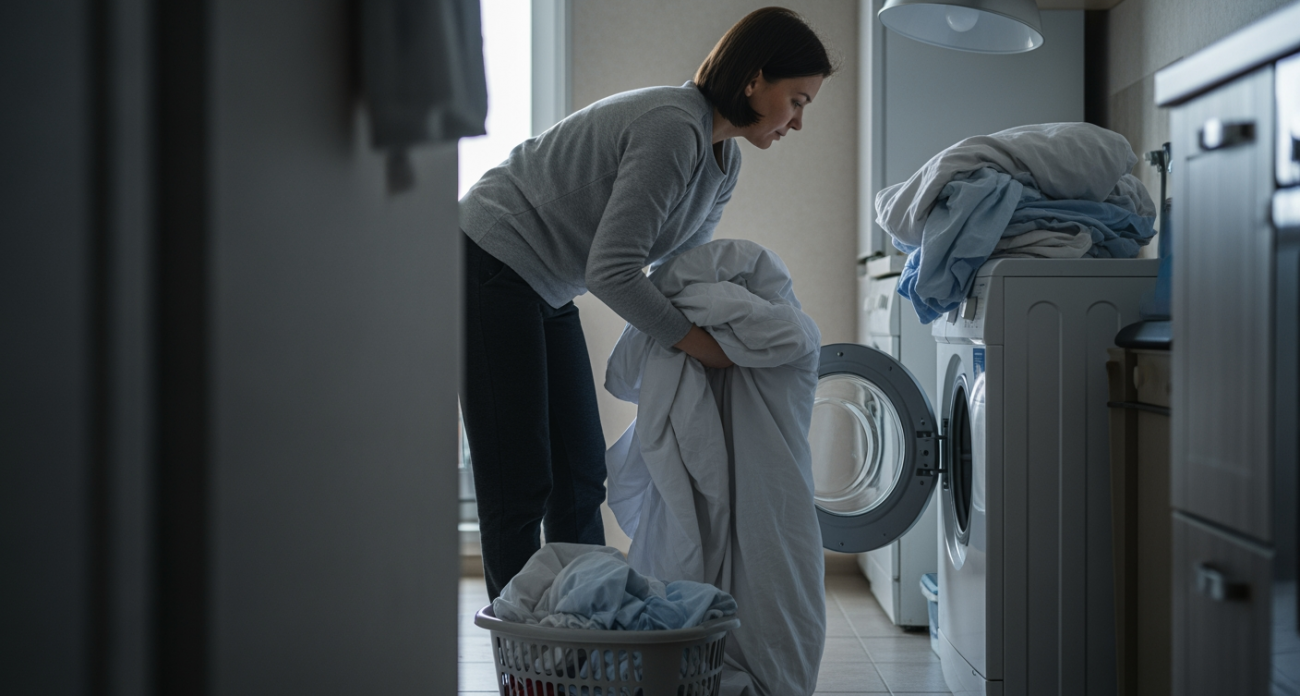 Простой трюк с содой превращает застиранное постельное белье в идеально свежее за одну стирку