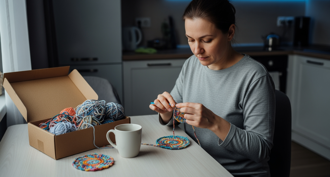 Бабушкин секрет превращения остатков пряжи в нужные вещи которые всегда пригодятся дома