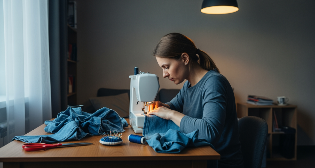 Старые джинсы больше не выбрасываю: теперь шью из них корзинки, от которых все в восторге — выглядит дороже покупной