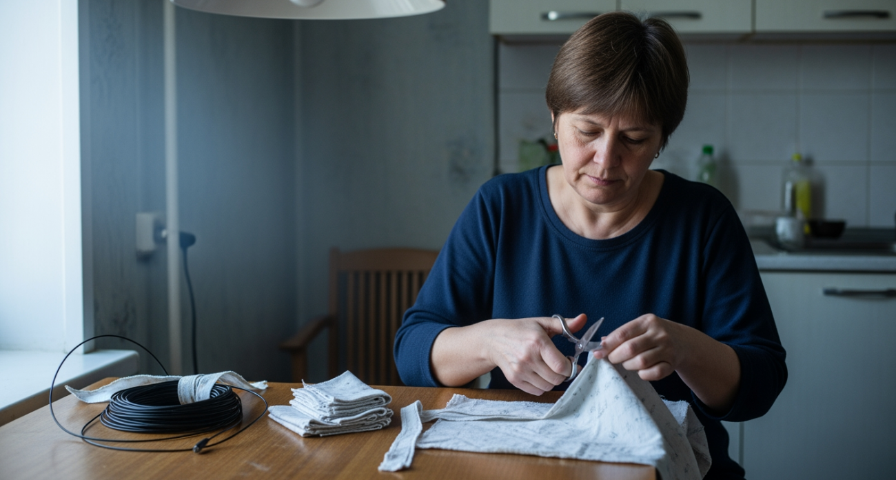 Из старых простыней делаю нужные вещи для дома быстрее чем за четверть часа