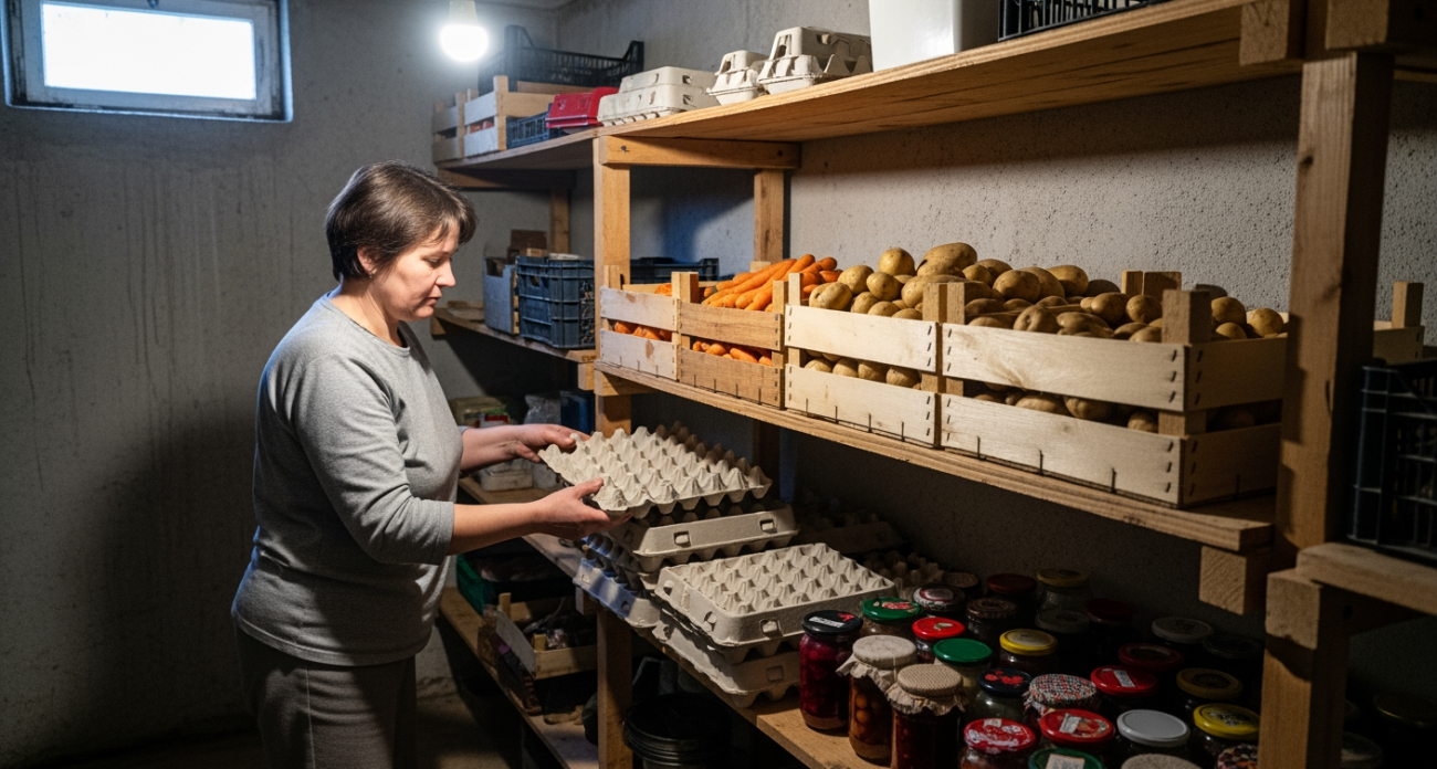 Соседка научила хранить яичные лотки в подвале — теперь понимаю почему она всегда довольна урожаем