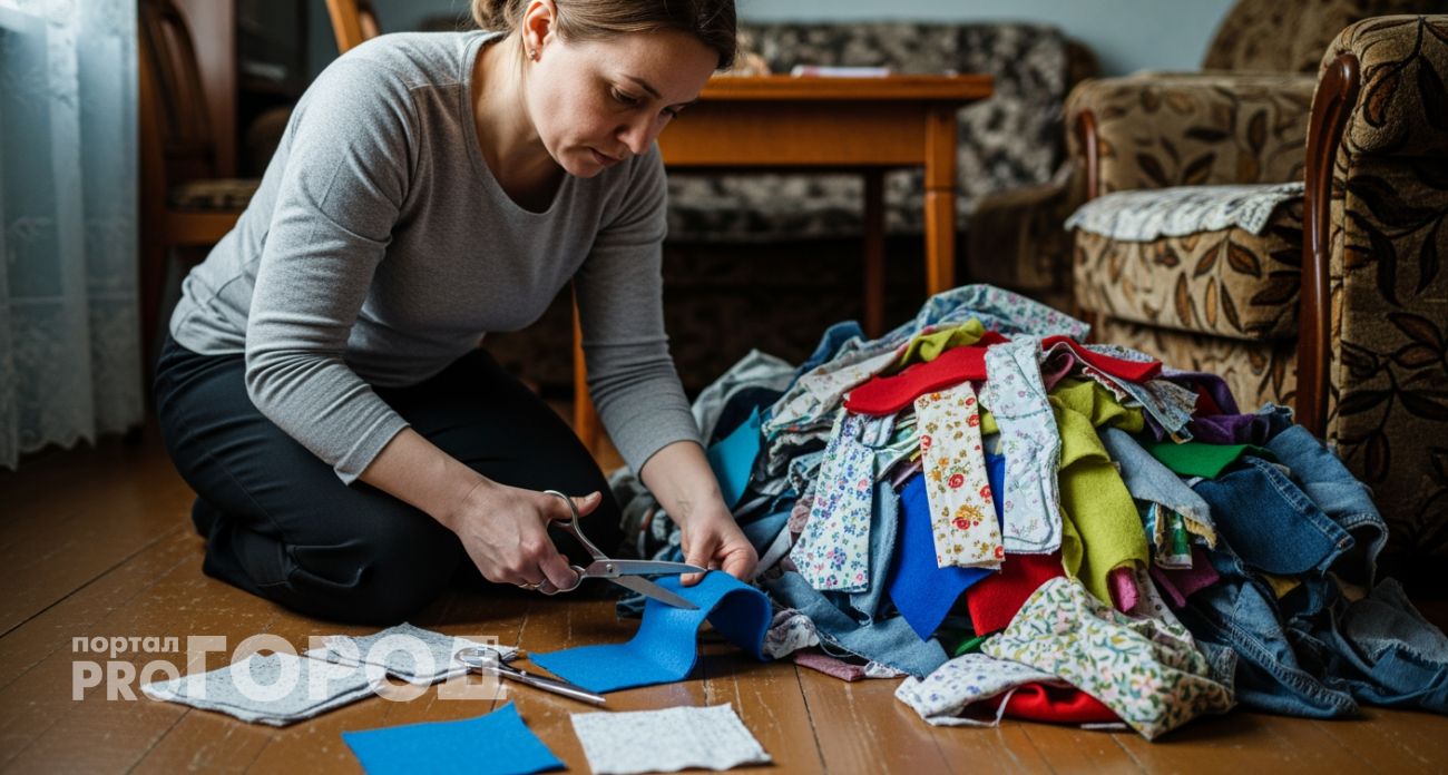 Не выбрасывайте обрезки ткани: превратите их в нужные вещи для дома за полчаса