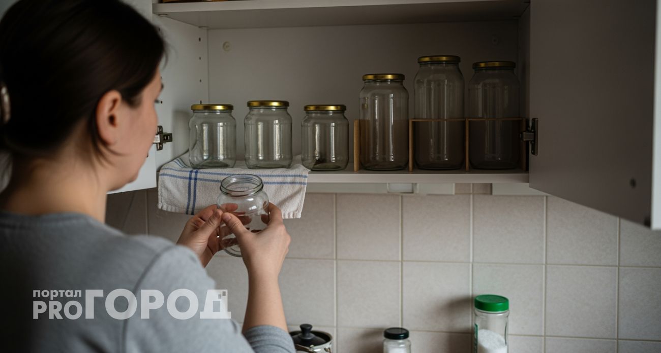 Бабушка показала где прятать банки в шкафу и теперь я экономлю кучу места на полках