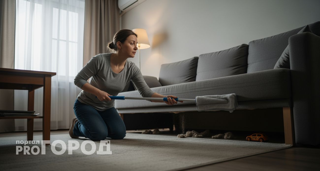 Клининговые компании скрывали этот трюк для уборки под мебелью без её перестановки