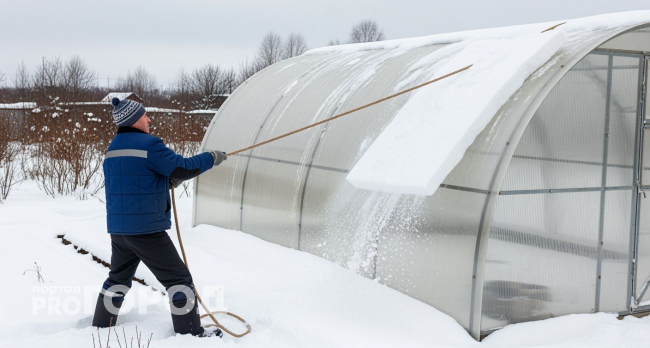 Проверенный годами способ растопить снег в теплице без лопаты удивляет даже опытных дачников