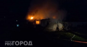 Появились подробности пожара за Волгой перед Новочебоксарском
