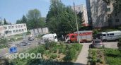 В Новочебоксарске рядом с детским садом по улице Строителей замечены экстренные службы