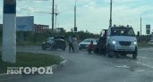 На выезде из Новочебоксарска в сторону Чебоксар произошло ДТП