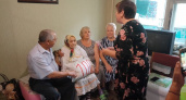 Новочебоксарки отметили 90 и 100-летний юбилей