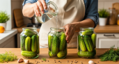 Маринуем хрустящие огурцы в литровой банке: быстрый рецепт