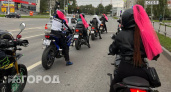 Девушки устроили мотодевичник на улицах Чебоксар и Новочебоксарска