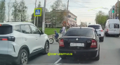 В Новочебоксарске водитель иномарки сбил на пешеходном переходе женщину с ребенком