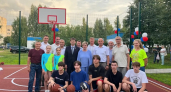 В новочебоксарской школе открылась универсальная спортплощадка для трех разных игр