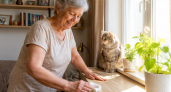 75-летняя соседка с двумя кошками живет в идеальной чистоте