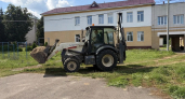 Марпосадская гимназия обновляет свою территорию