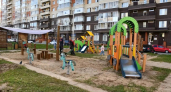 Во дворе на улице Строителей в Новочебоксарске построили детскую площадку