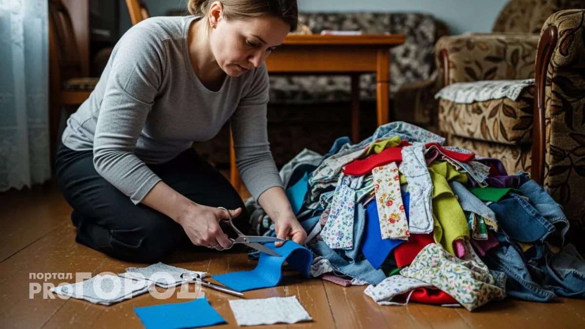 Не выбрасывайте обрезки ткани: превратите их в нужные вещи для дома за полчаса