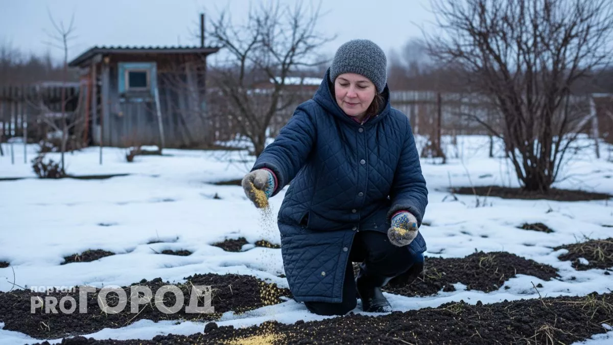 Беру дешевую крупу из магазина и разбрасываю по огороду зимой — весной земля как после навоза