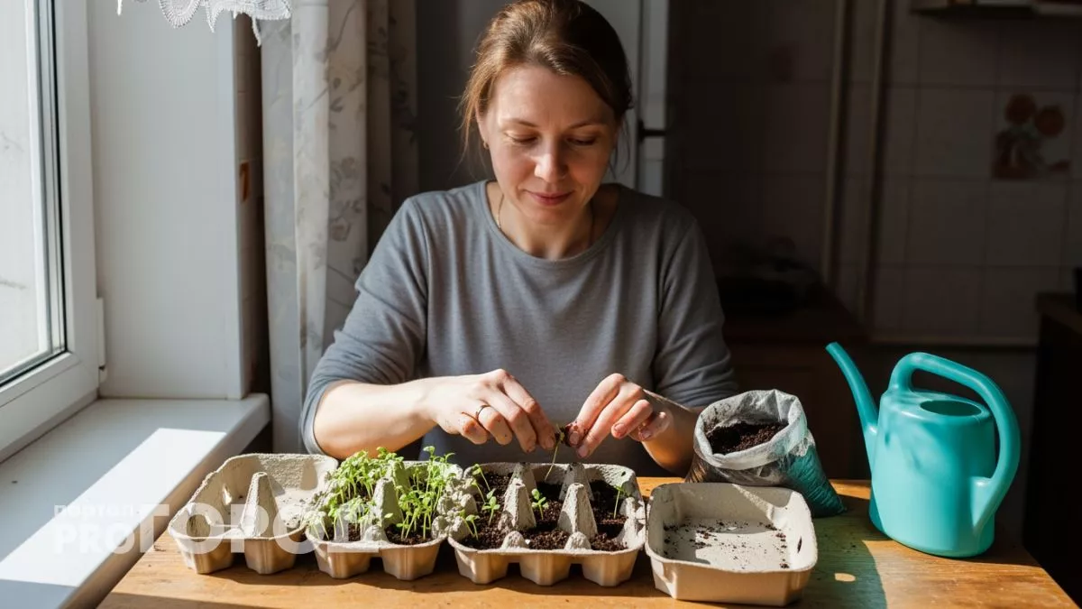 Картонные лотки от яиц больше не выбрасываю — делаю из них такие нужные штуки для дачи