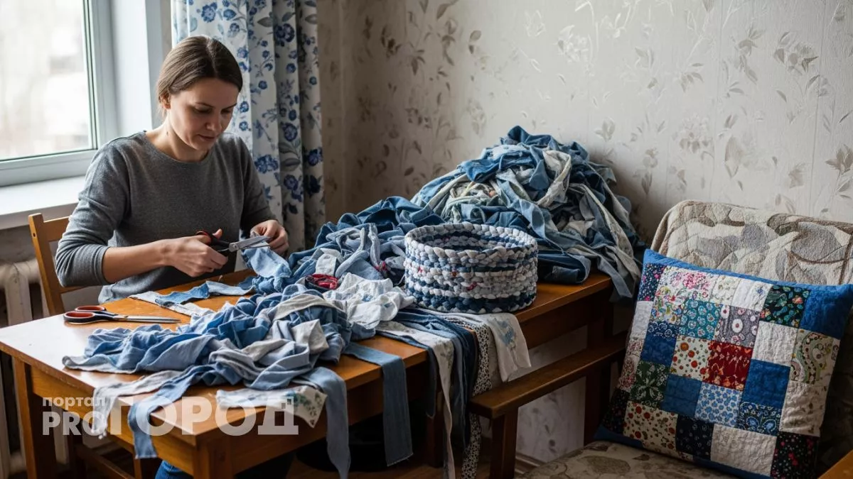 Обрезки ткани за полчаса превращаю в стильный декор который гости принимают за покупной