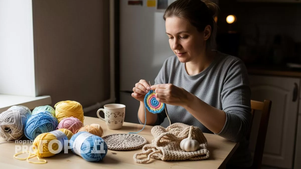 Остатки пряжи превращаю в домашние находки и экономлю на хозяйственных покупках тысячи рублей