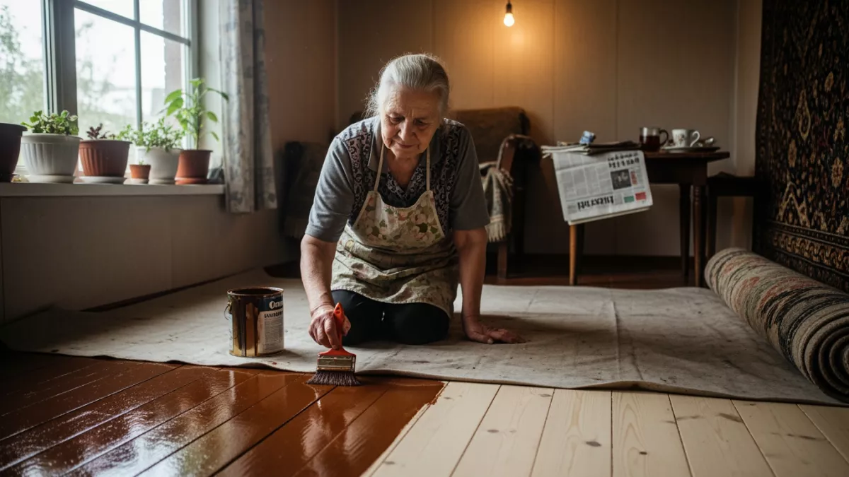 Коричневый пол — не мода, а хитрость предков: почему в деревнях полы красили в коричневый — раскрываем секрет