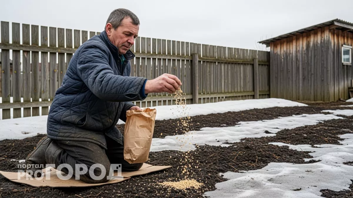 Дешевле навоза в разы: насыпал горсть муки на снег — весной земля рассыпается в руках как песок