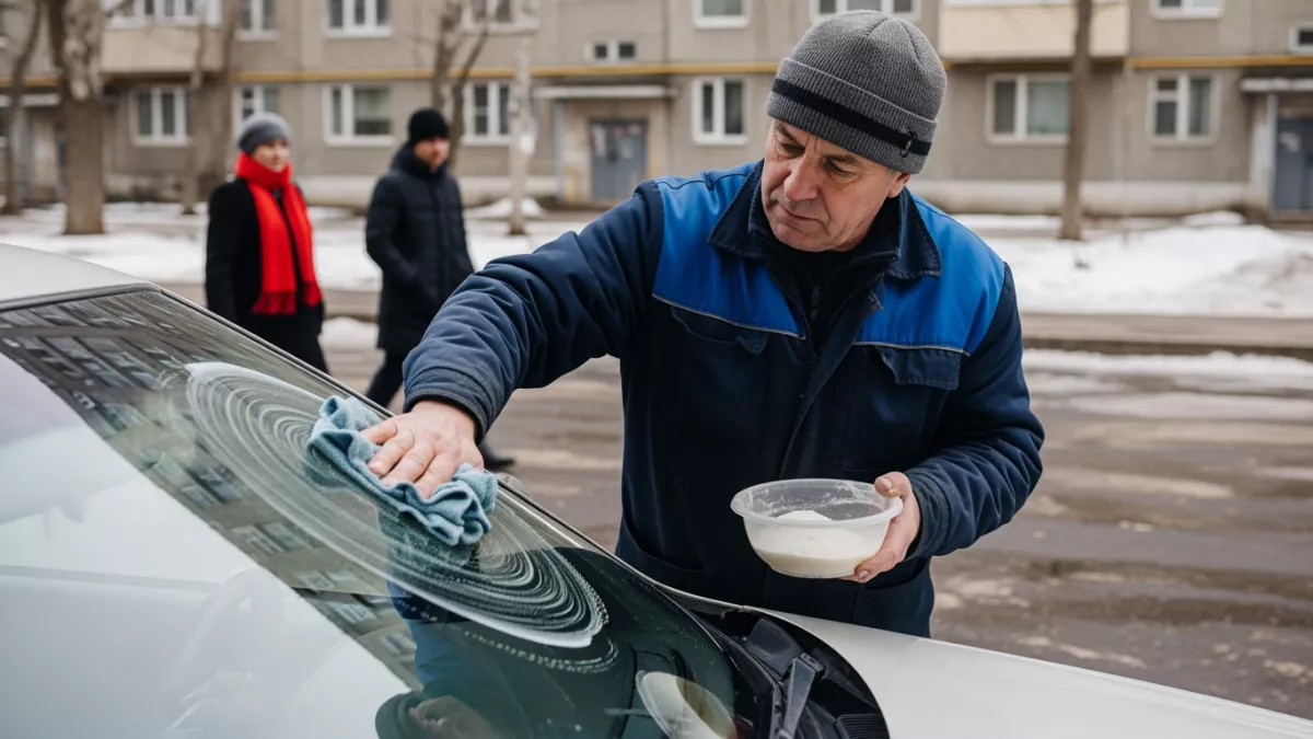 Отец всегда натирал содой лобовое стекло: дешёвый лайфхак или риск для авто — разбираем плюсы, минусы и инструкцию