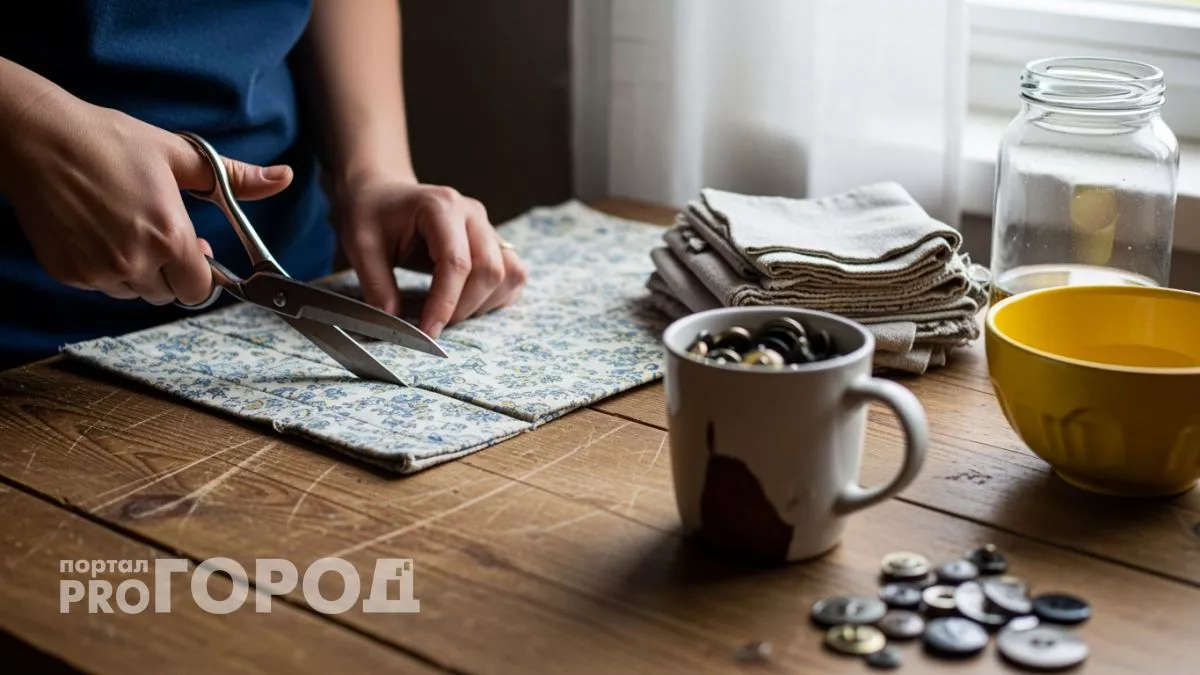 Изношенные простыни и наволочки превращаю в практичные вещи для дома всего за 15 минут