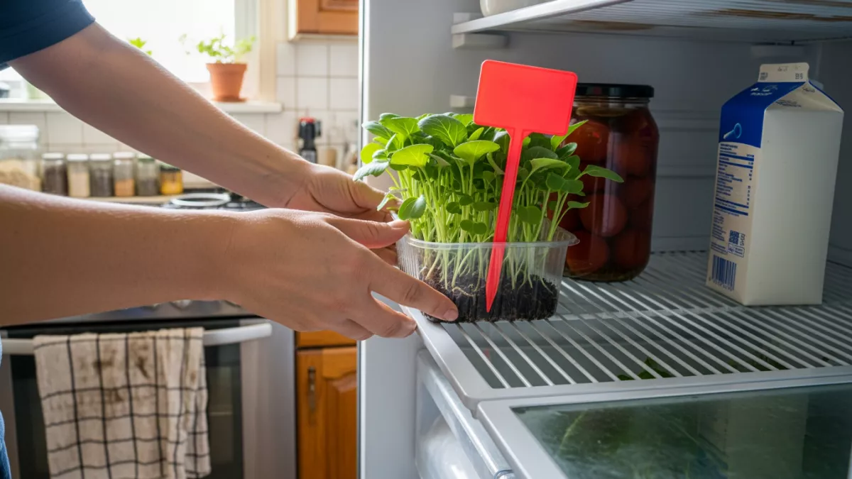 3 года я выбрасывал рассаду, пока сосед не показал холодильник: ранняя капуста всходит за 4 дня и не вытягивается