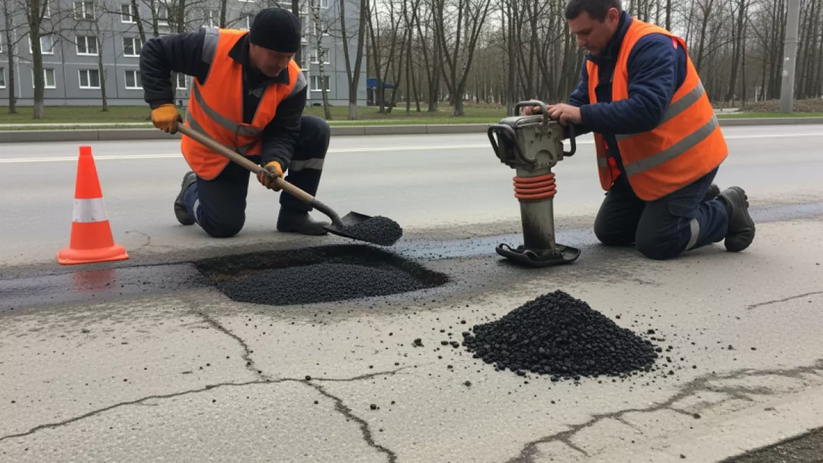 50 квадратных метров за день: чувашские дорожники ускорили ямочный ремонт