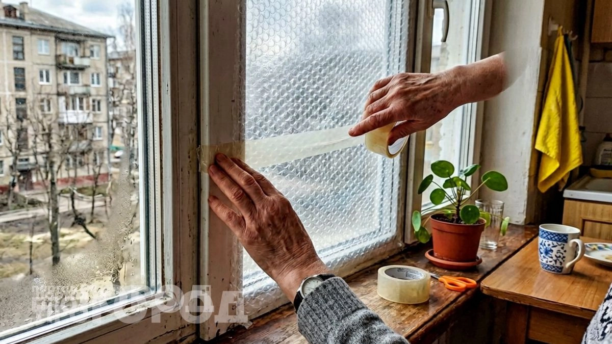 Соседка клеит весной пузырьковую пленку на окна: теперь делаю так же и не нарадуюсь результату