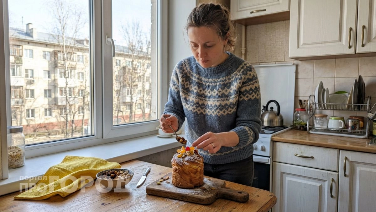 Пеку краффин к Пасхе с начинкой и завитками — мягкий остаётся всю неделю