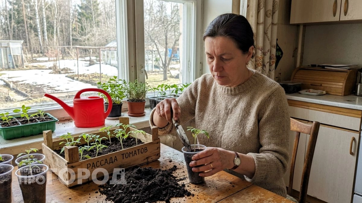 Сею томаты в холодный грунт без прогрева — всходят кучно, стебель толстый, не вытягиваются