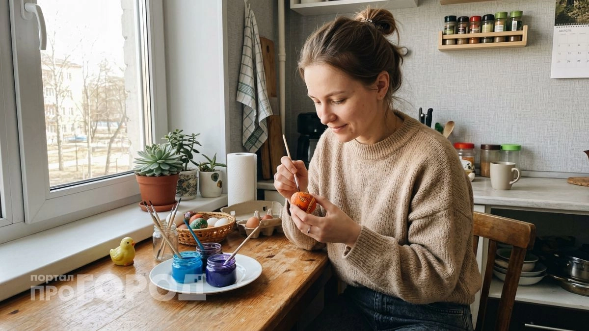 Теперь крашу пасхальные яйца только так — гости замирают и не верят, что это так просто
