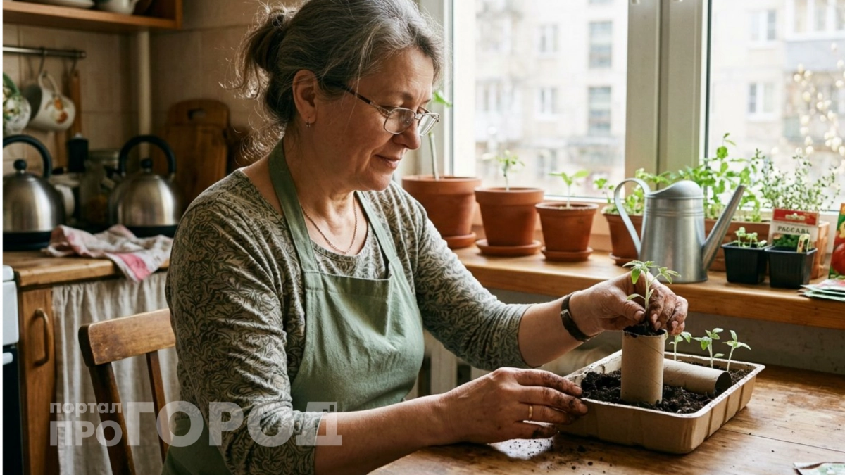 Втулки от туалетной бумаги не выкидываю: выращиваю в них рассаду и радуюсь