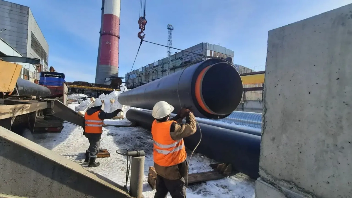 «Т Плюс» обновит 26 км теплосетей Новочебоксарска: закуплено 1 000 тонн труб