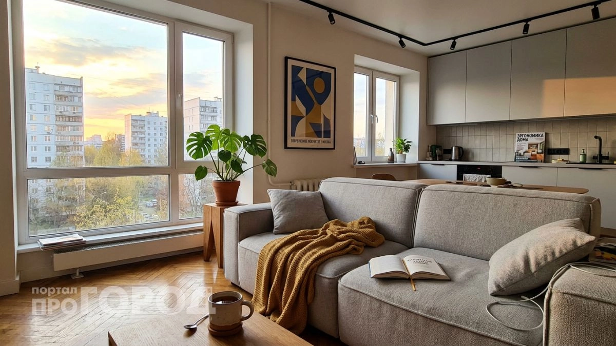 Перестала двигать диван к стене и гостиная сразу стала выглядеть просторнее - делюсь приёмами дизайнеров