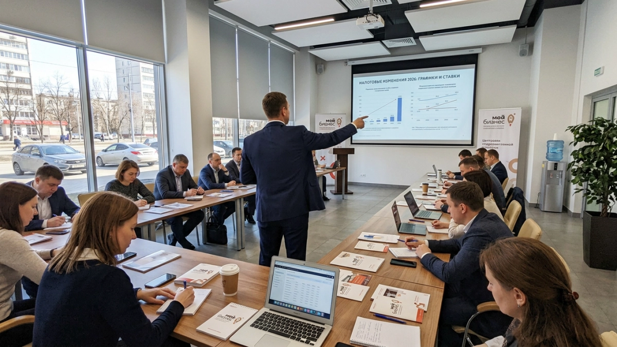 Налоги-2026: свыше 50 предпринимателей Чувашии узнали о новых правилах